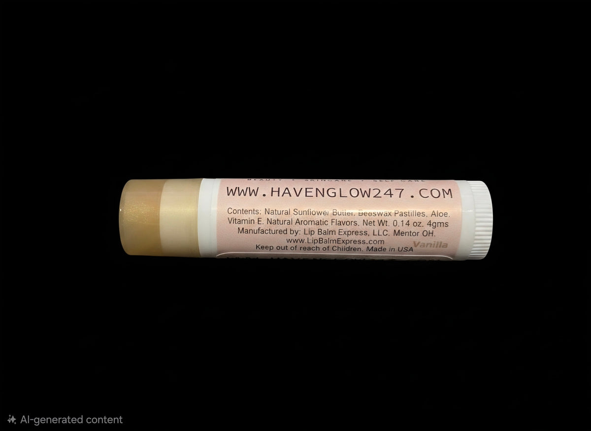 Haven Glow Vanilla Moisturizing Lip Balm