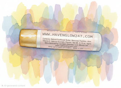Haven Glow Vanilla Moisturizing Lip Balm